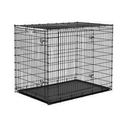 Midwest Solution Series Ginormous Double Door Dog Crate Black 54″ x 37″ x 45″